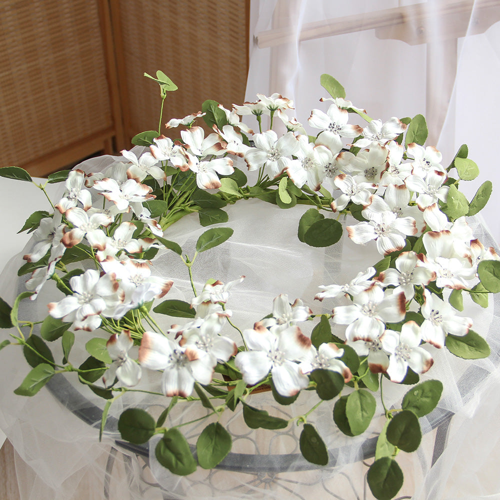 New Design Spring & Summer Wreath Artificial Flowers Home Decoration Silk Flower Wedding Party Everyday Decoration