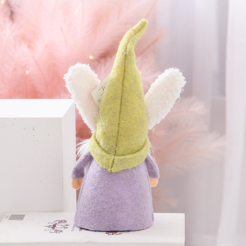 Hot Selling Craft Handmade Cloth Elf Bunny Plush Toys Doll Rabbit Easter Gnomes For Easter Party Table Ornament