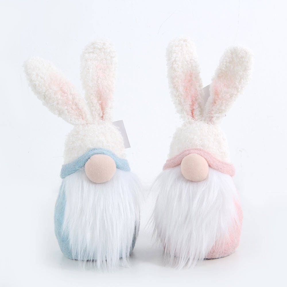 Custom Plush Toy Cute Spring Rabbit Doll Holiday Decoration Personalized Easter Gift Decorations Cartoon Bunny Gnomes