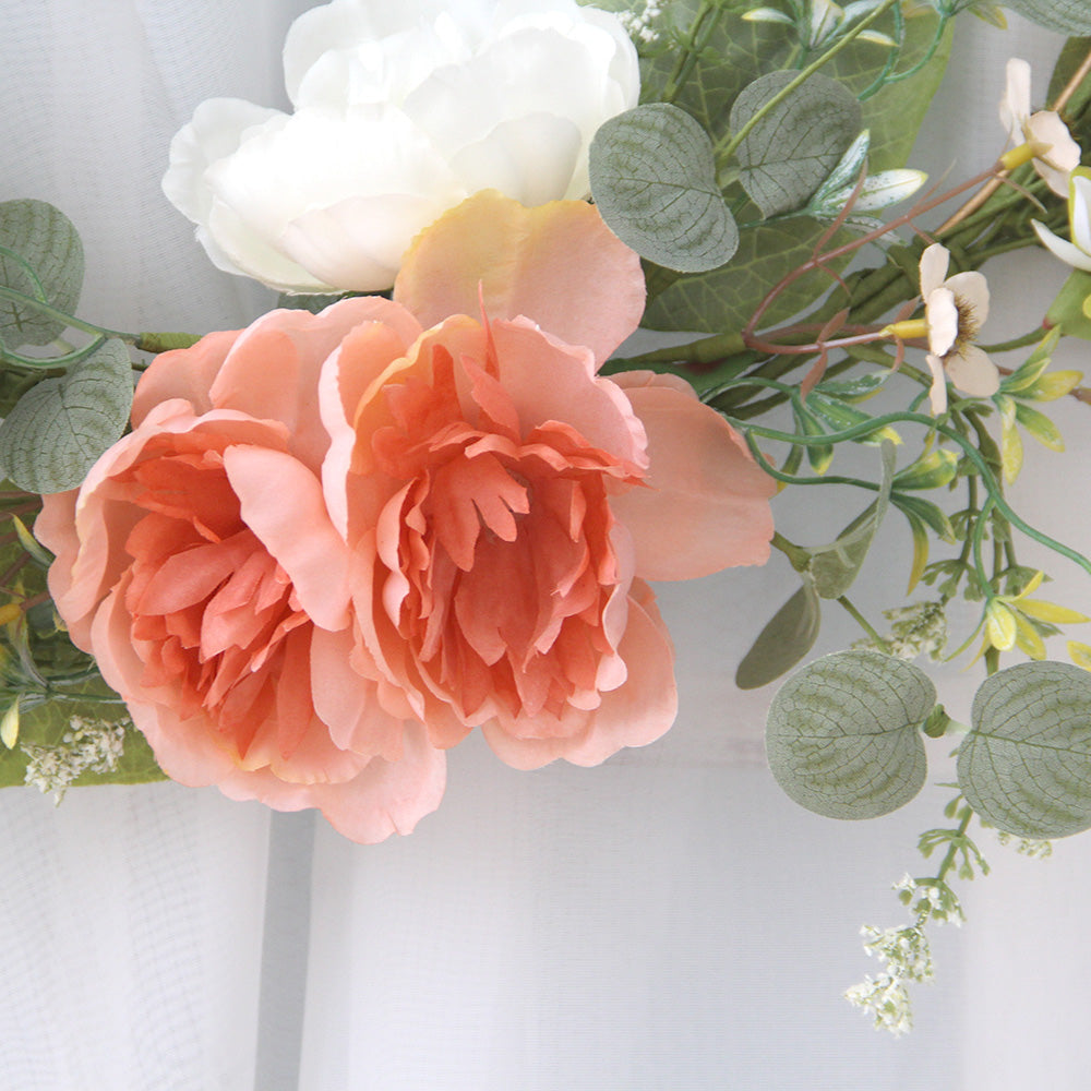 Transworld Original Handmade Artificial Wreath Decorative Flowers Wreath for Home Garden Decoration