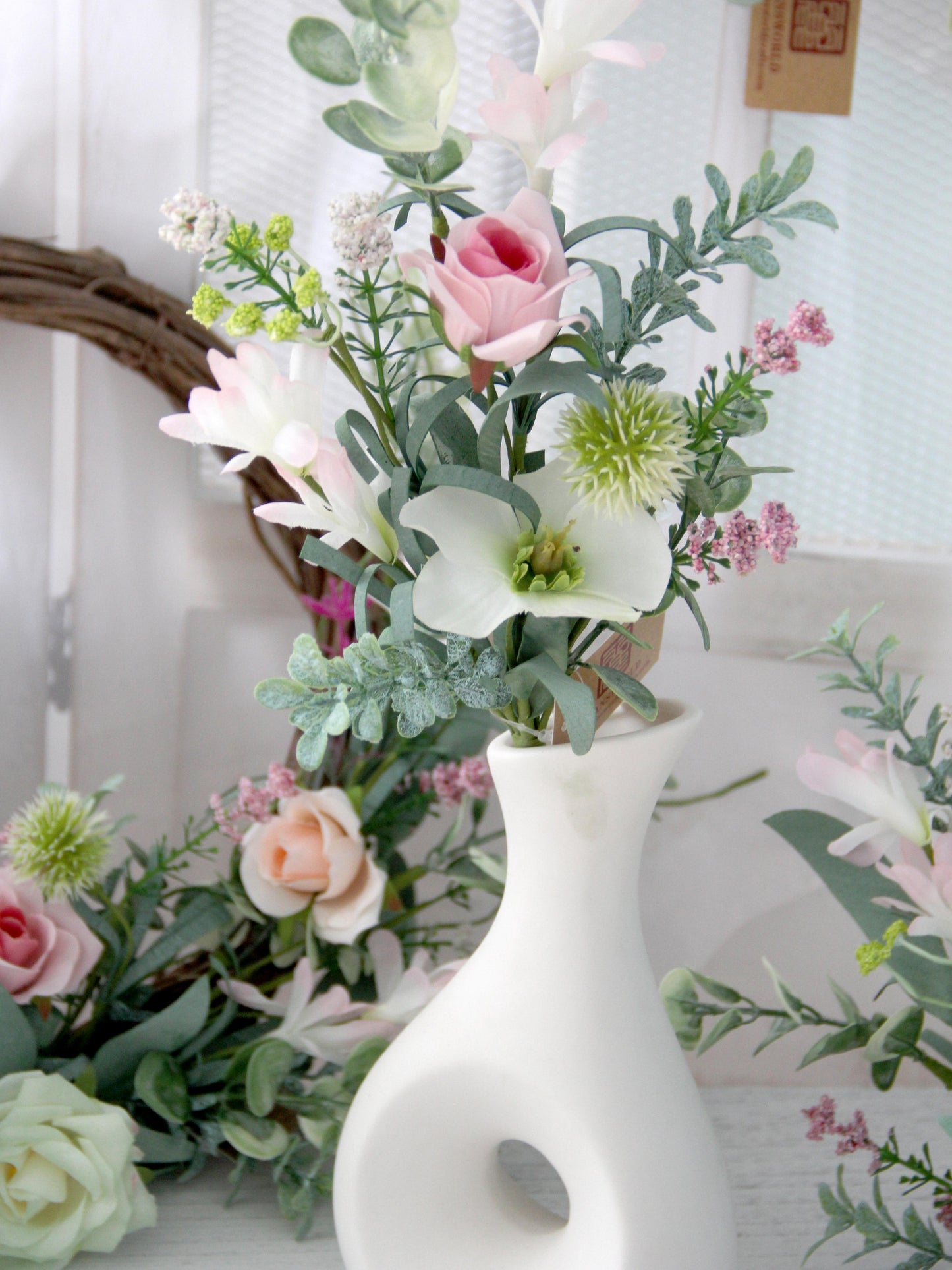 Transworld Original Handmade Artificial Flowering Plants Spray for Home Wedding Decoration