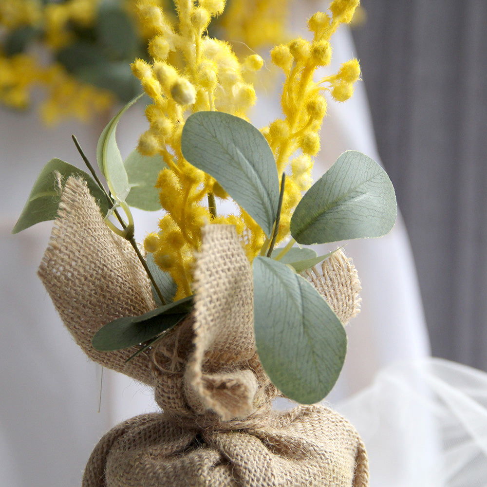 New Design Spring & Summer Pot Artificial Flowers Home Decoration Silk Flower Wedding Party Everyday Decoration