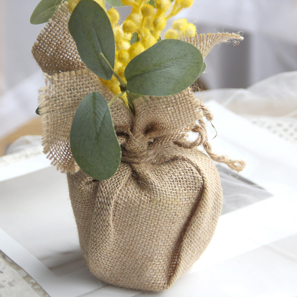 New Design Spring & Summer Pot Artificial Flowers Home Decoration Silk Flower Wedding Party Everyday Decoration