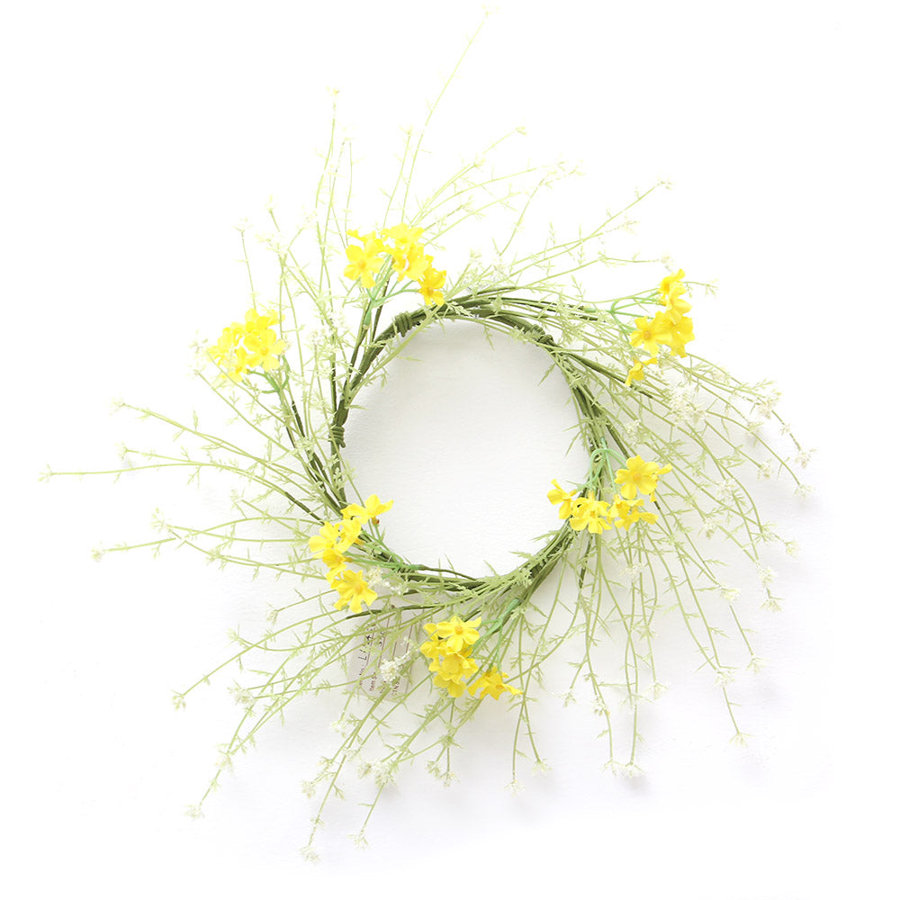 Transworld Original Handmade Artificial Wreath Decorative Flowers Wreath for Home Garden Decoration