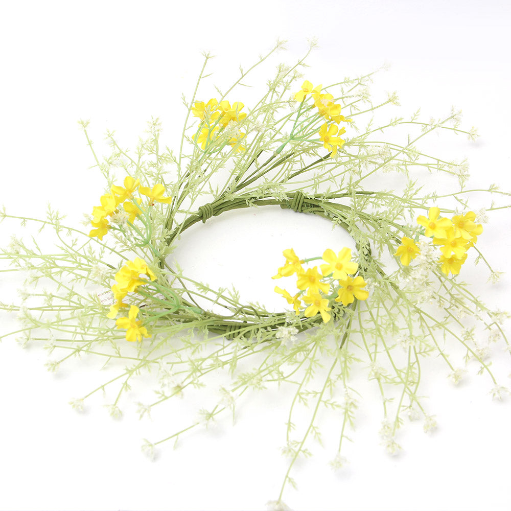 Transworld Original Handmade Artificial Wreath Decorative Flowers Wreath for Home Garden Decoration