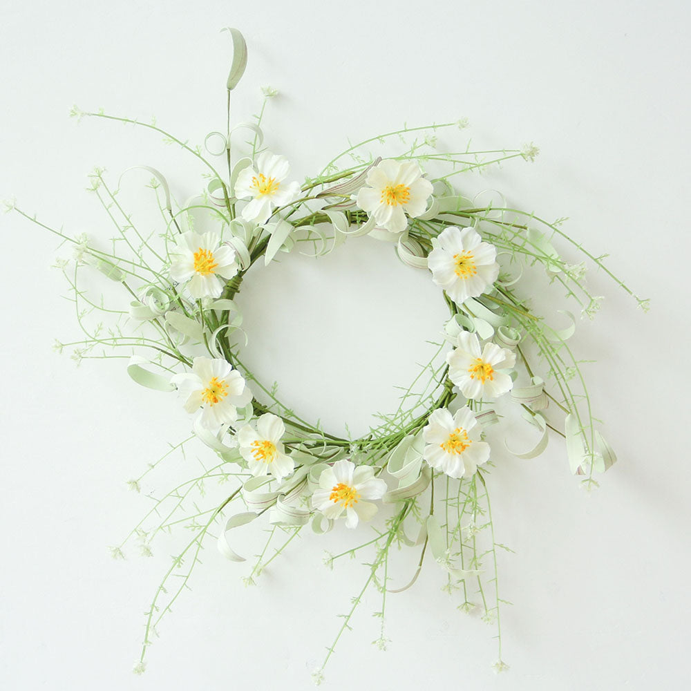 Transworld Original Handmade Artificial Wreath Decorative Flowers Wreath for Home Garden Decoration