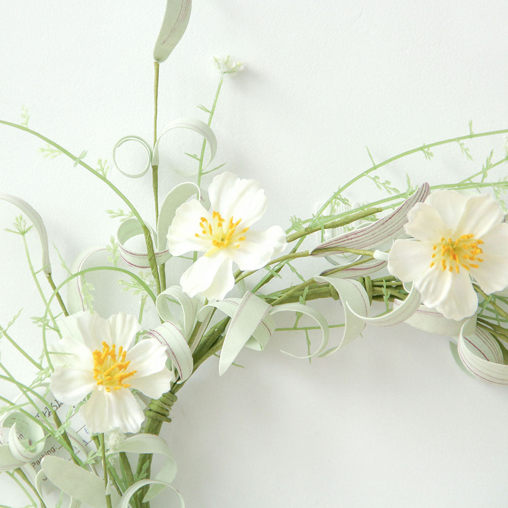 Transworld Original Handmade Artificial Wreath Decorative Flowers Wreath for Home Garden Decoration