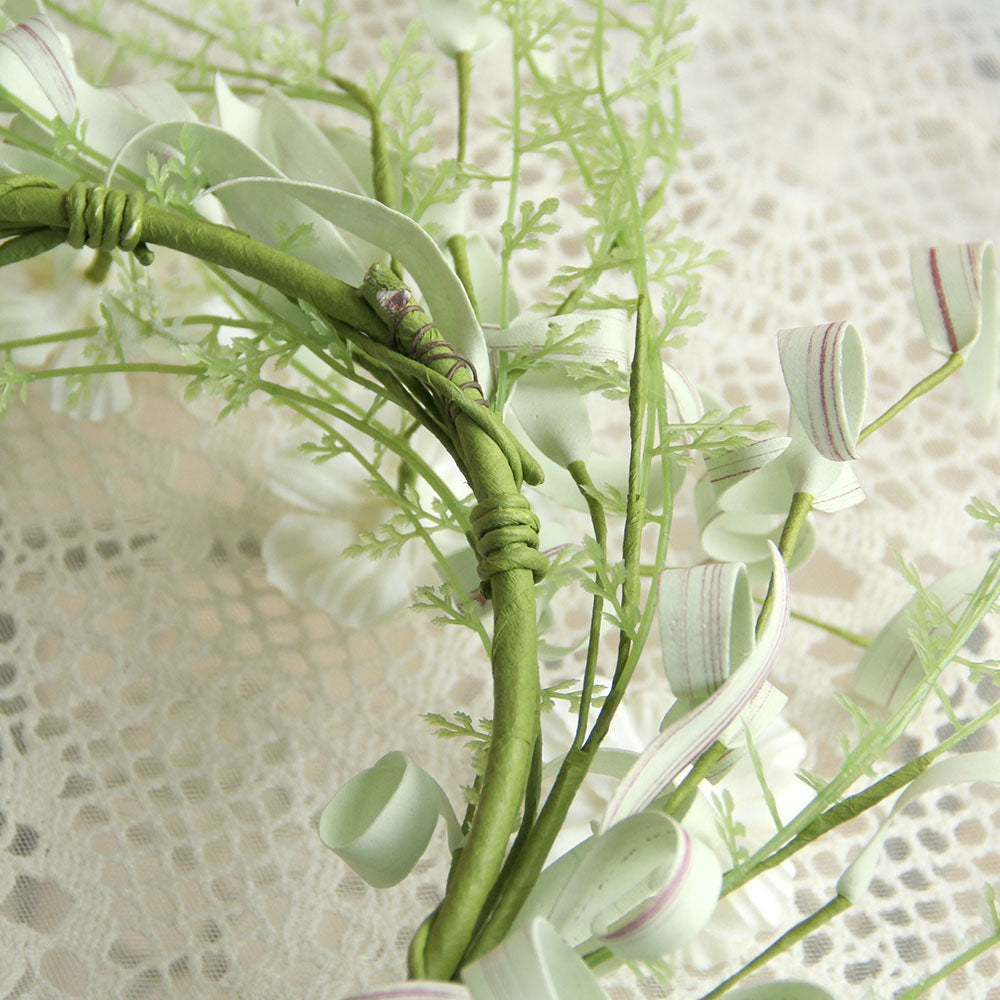 Transworld Original Handmade Artificial Wreath Decorative Flowers Wreath for Home Garden Decoration