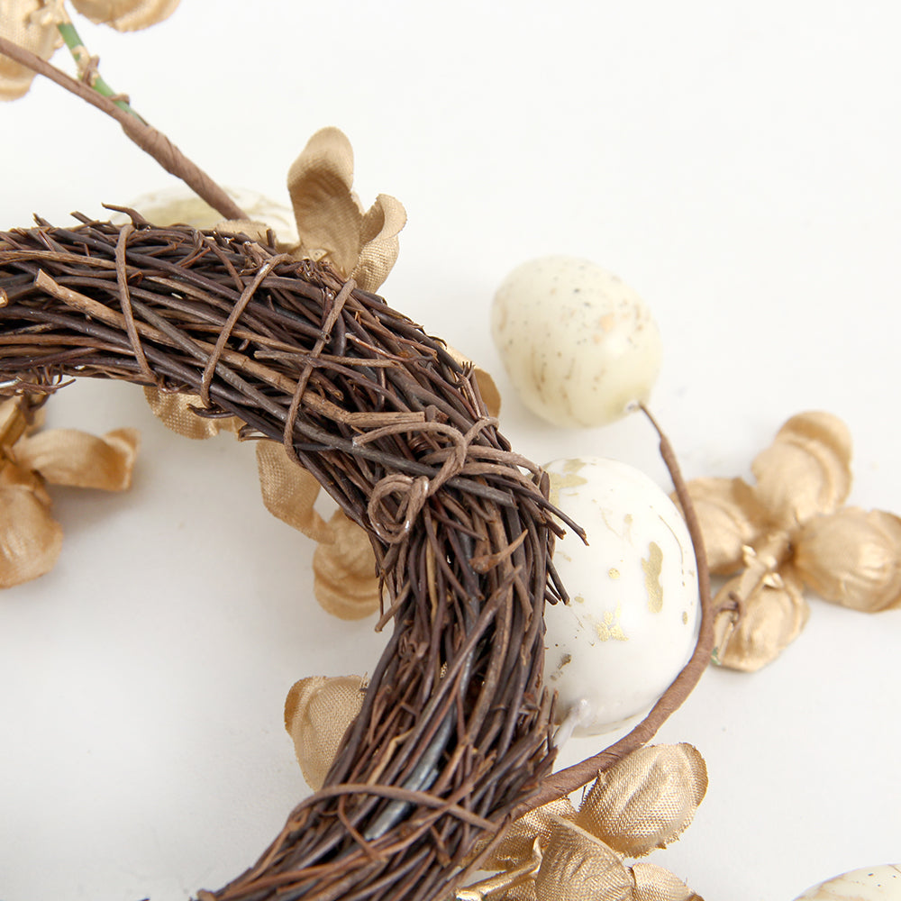 Hot Seller Gold Mini Ring Home Decoration Easter Egg Easter Candle Ring