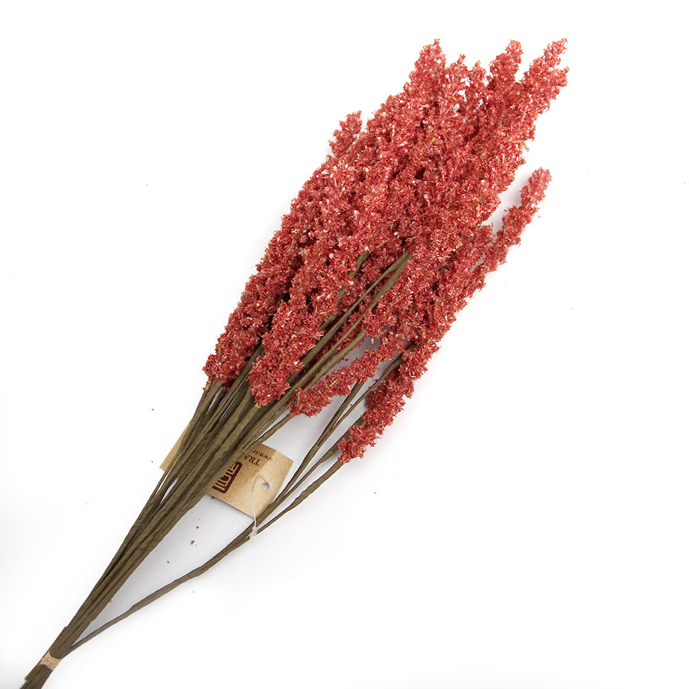 Artificial Flowers 21.65 Inch Large Faux Wheat Stalk Bouquet Cereals Plant Heap for Home Office Wedding