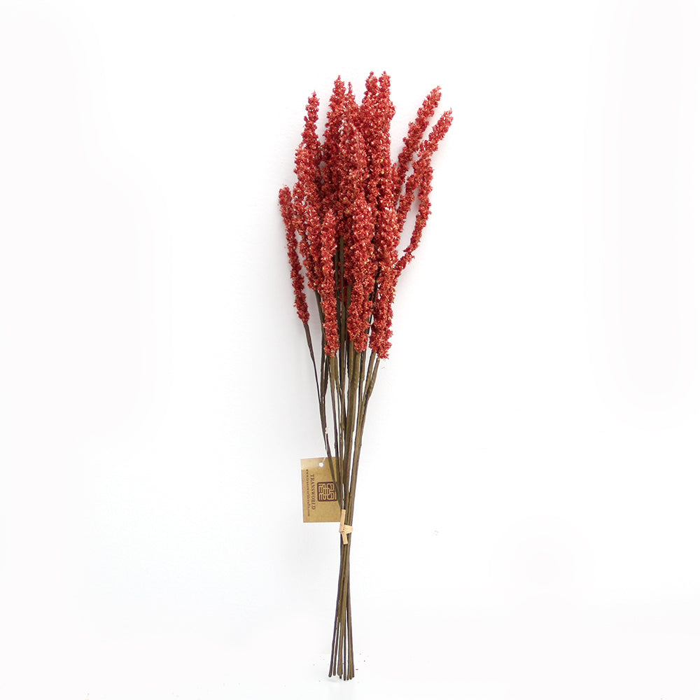 Artificial Flowers 21.65 Inch Large Faux Wheat Stalk Bouquet Cereals Plant Heap for Home Office Wedding