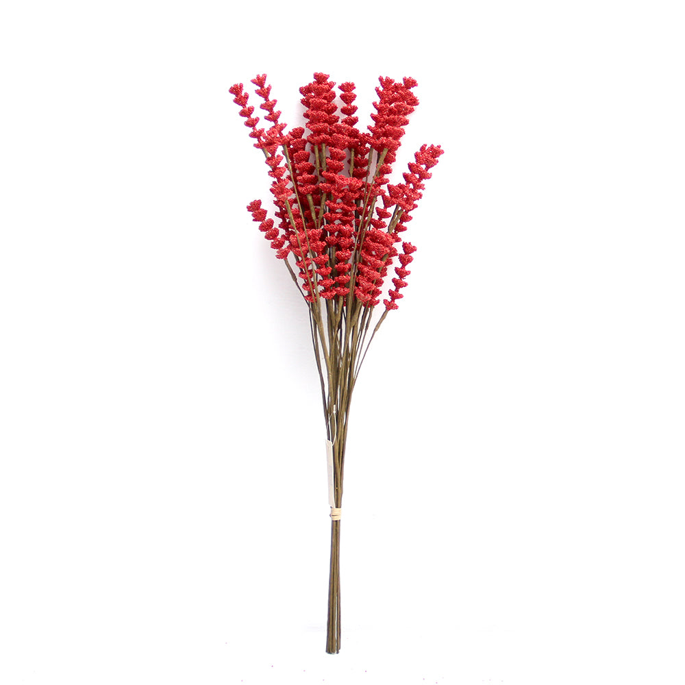Hot Sale Artifical Lavender Branches Faux Laverder Stems Wedding Flower Table Plants for Vase
