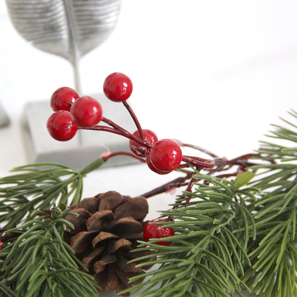 1.55m Long Christmas Garland Artificial Green Christmas Garland Hanging Decoration