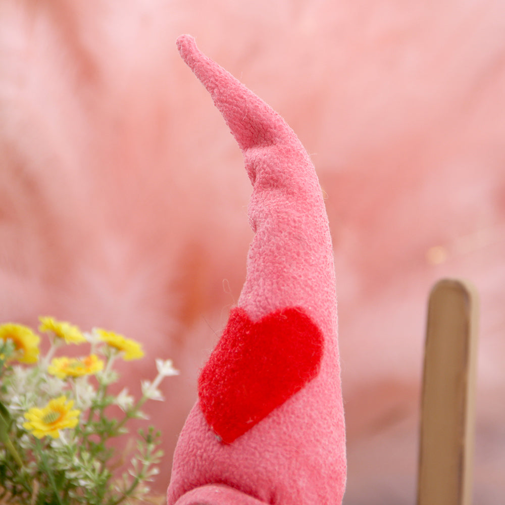 Holiday Gnome Handmade Swedish Elf Decoration Plush Doll Ornaments Valentine Day Gnomes home, room, table and windows