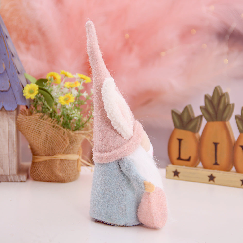 Easter Gift Colorful Spring Faceless Bunny Easter Gnomes Elf Plush Ornaments Holiday Table Decoration