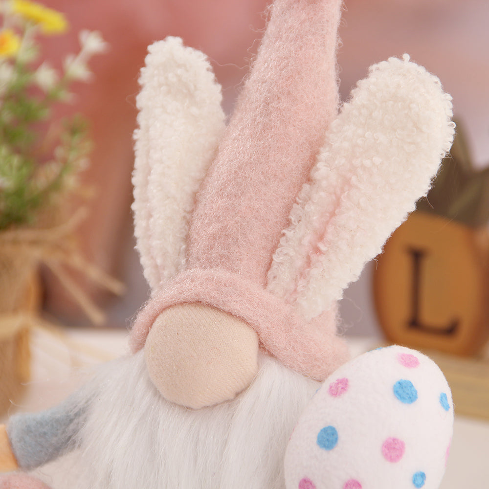 Easter Gift Colorful Spring Faceless Bunny Easter Gnomes Elf Plush Ornaments Holiday Table Decoration