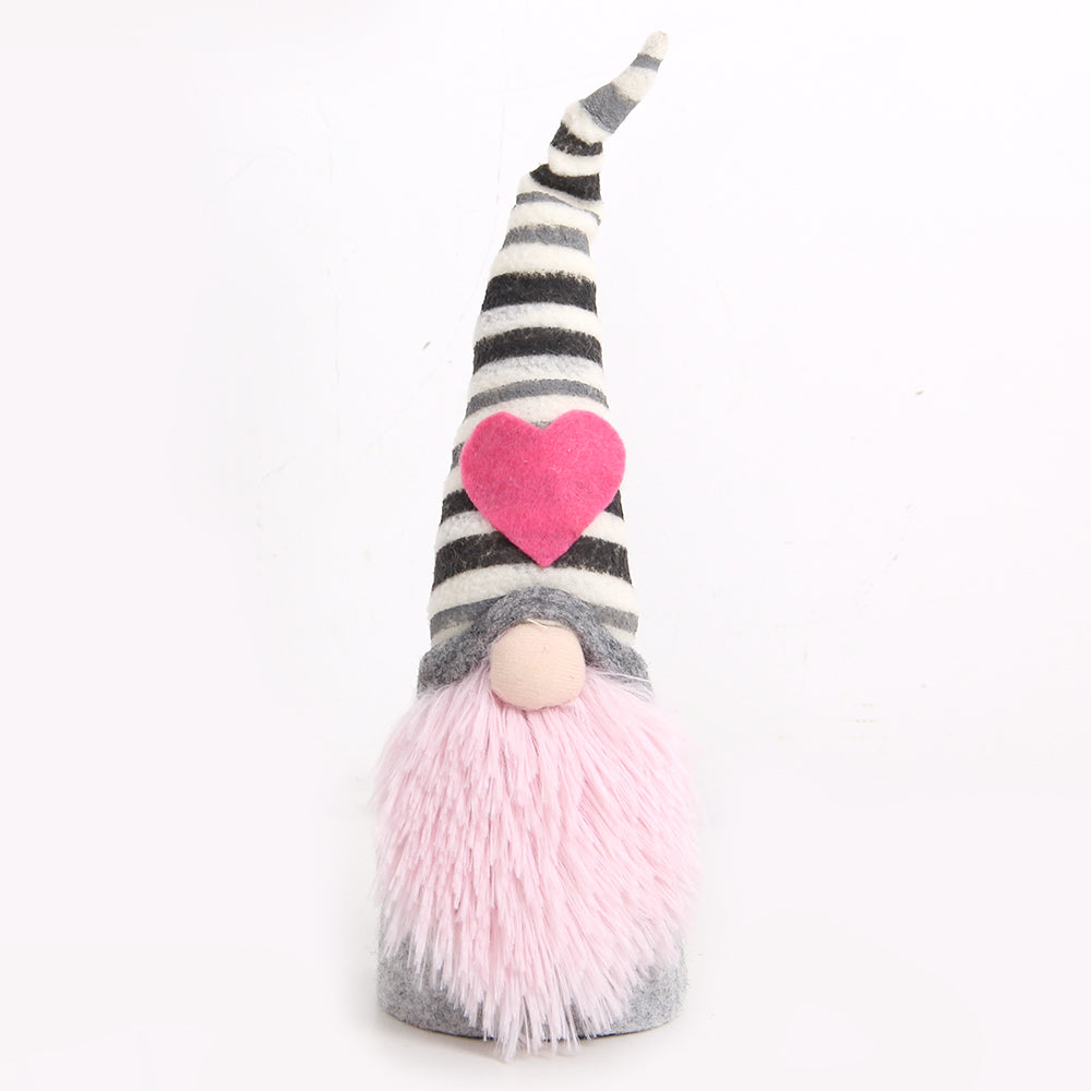 Holiday Gnome Handmade Swedish Elf Decoration Plush Doll Ornaments Valentine Day Gnomes home, room, table and windows
