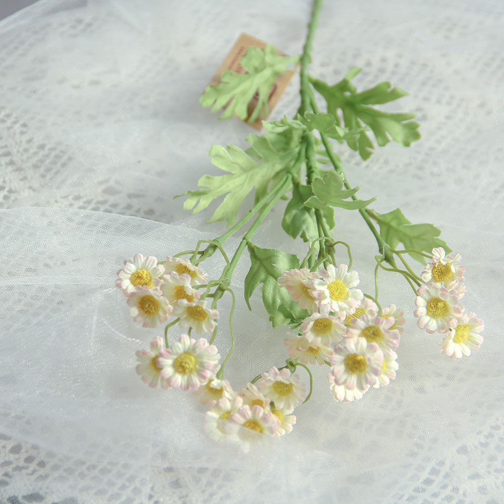 Spring Color Low MOQ Multicolor Daisy Flower Head Mini Silk Artificial Flower For Wedding Engagement Party Home Decor DIY