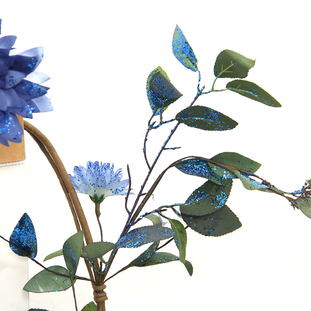 59.06INCH Blue Christmas Decoration Artificial Christmas Decorations Garland Holiday Decoration