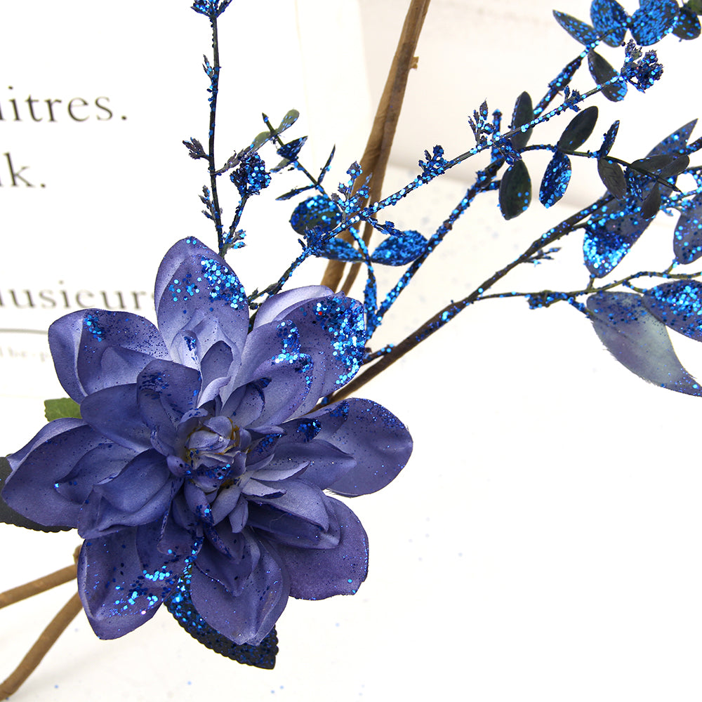 59.06INCH Blue Christmas Decoration Artificial Christmas Decorations Garland Holiday Decoration