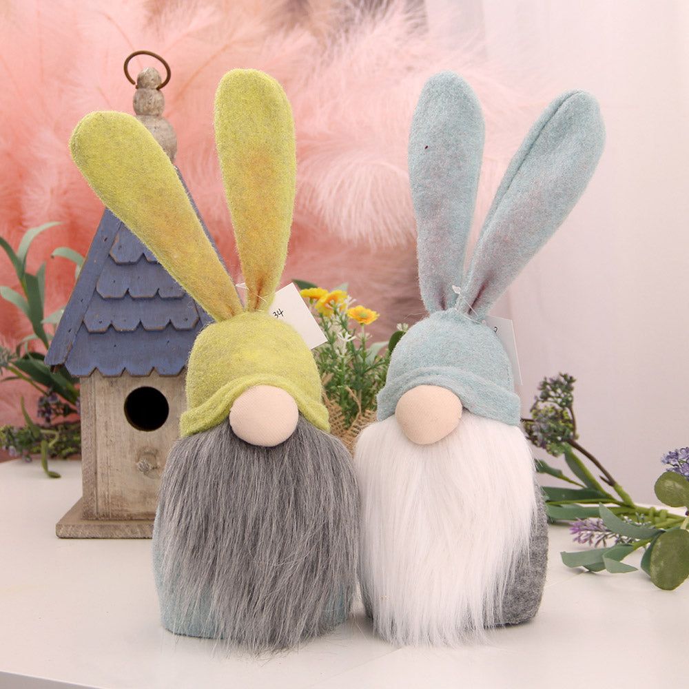 Wholesale Handmade Easter Hanging Bunny Gnomes Ornaments Set Gnome Supplier