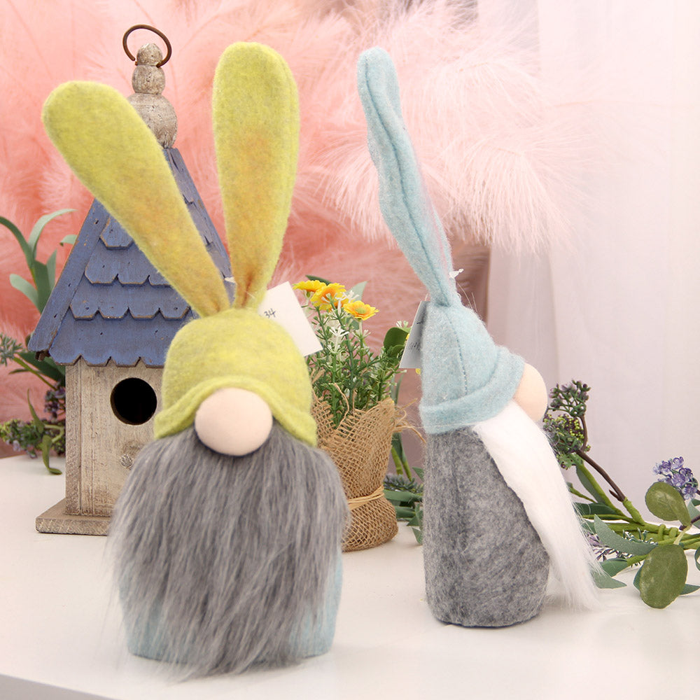 Wholesale Handmade Easter Hanging Bunny Gnomes Ornaments Set Gnome Supplier