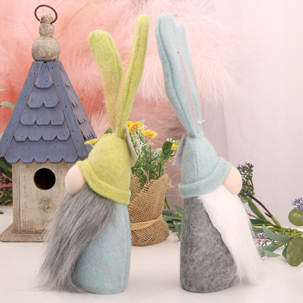 Wholesale Handmade Easter Hanging Bunny Gnomes Ornaments Set Gnome Supplier