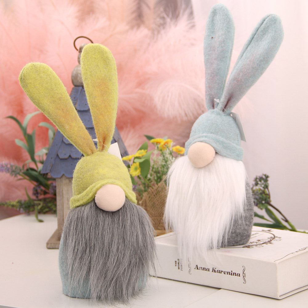 Wholesale Handmade Easter Hanging Bunny Gnomes Ornaments Set Gnome Supplier