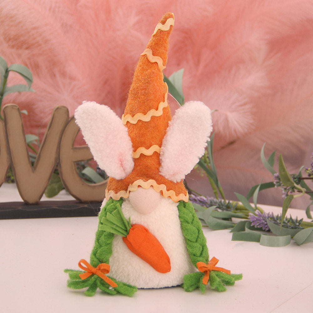 New Easter Gift Colorful Spring Bunny Easter Gnomes Handmade Cloth Elf Ornaments Holiday Decoration