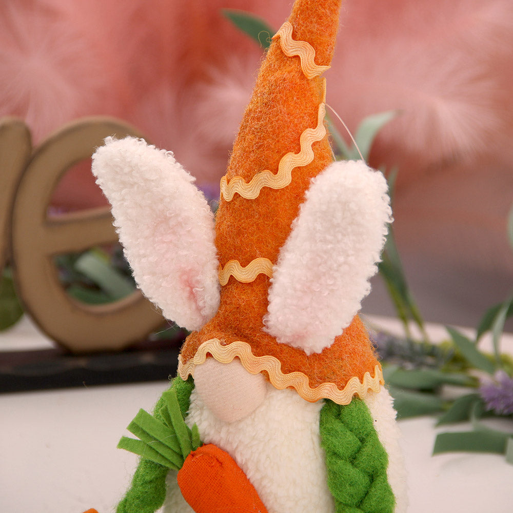New Easter Gift Colorful Spring Bunny Easter Gnomes Handmade Cloth Elf Ornaments Holiday Decoration