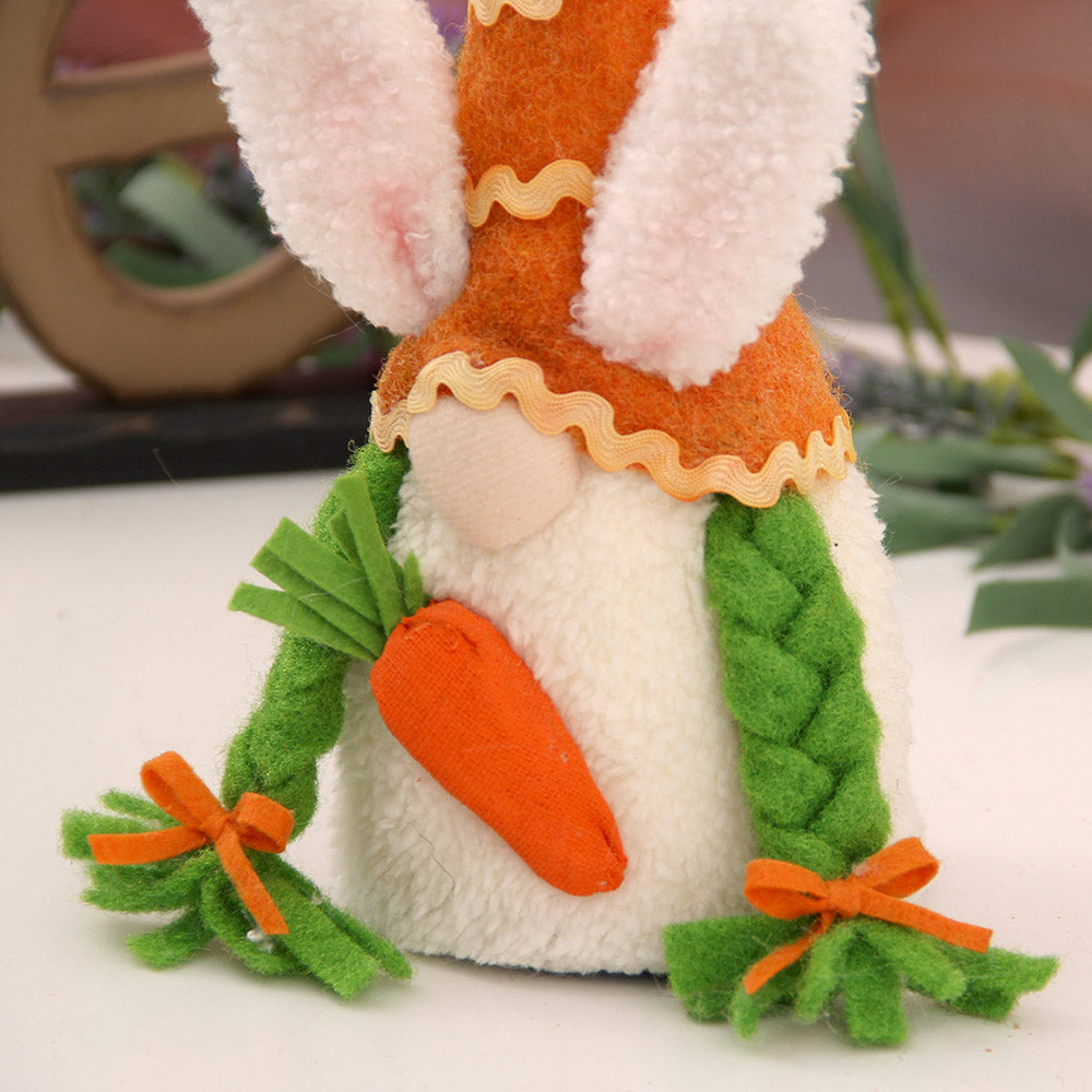 New Easter Gift Colorful Spring Bunny Easter Gnomes Handmade Cloth Elf Ornaments Holiday Decoration