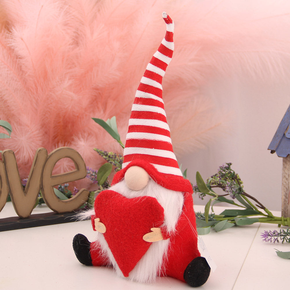 Spring Decor Handmade Plush Easter Gnome Bunny Faceless Dolls With Egg For Kids Gifts Toys