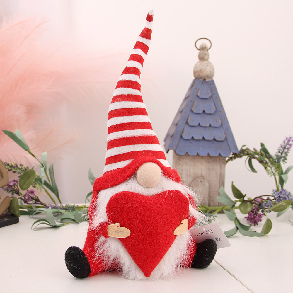 Spring Decor Handmade Plush Easter Gnome Bunny Faceless Dolls With Egg For Kids Gifts Toys