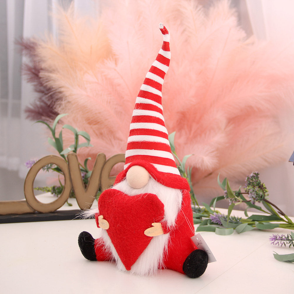 Spring Decor Handmade Plush Easter Gnome Bunny Faceless Dolls With Egg For Kids Gifts Toys