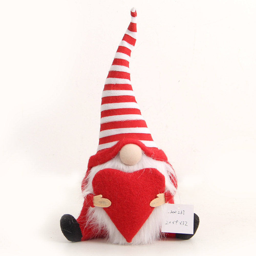 Spring Decor Handmade Plush Easter Gnome Bunny Faceless Dolls With Egg For Kids Gifts Toys