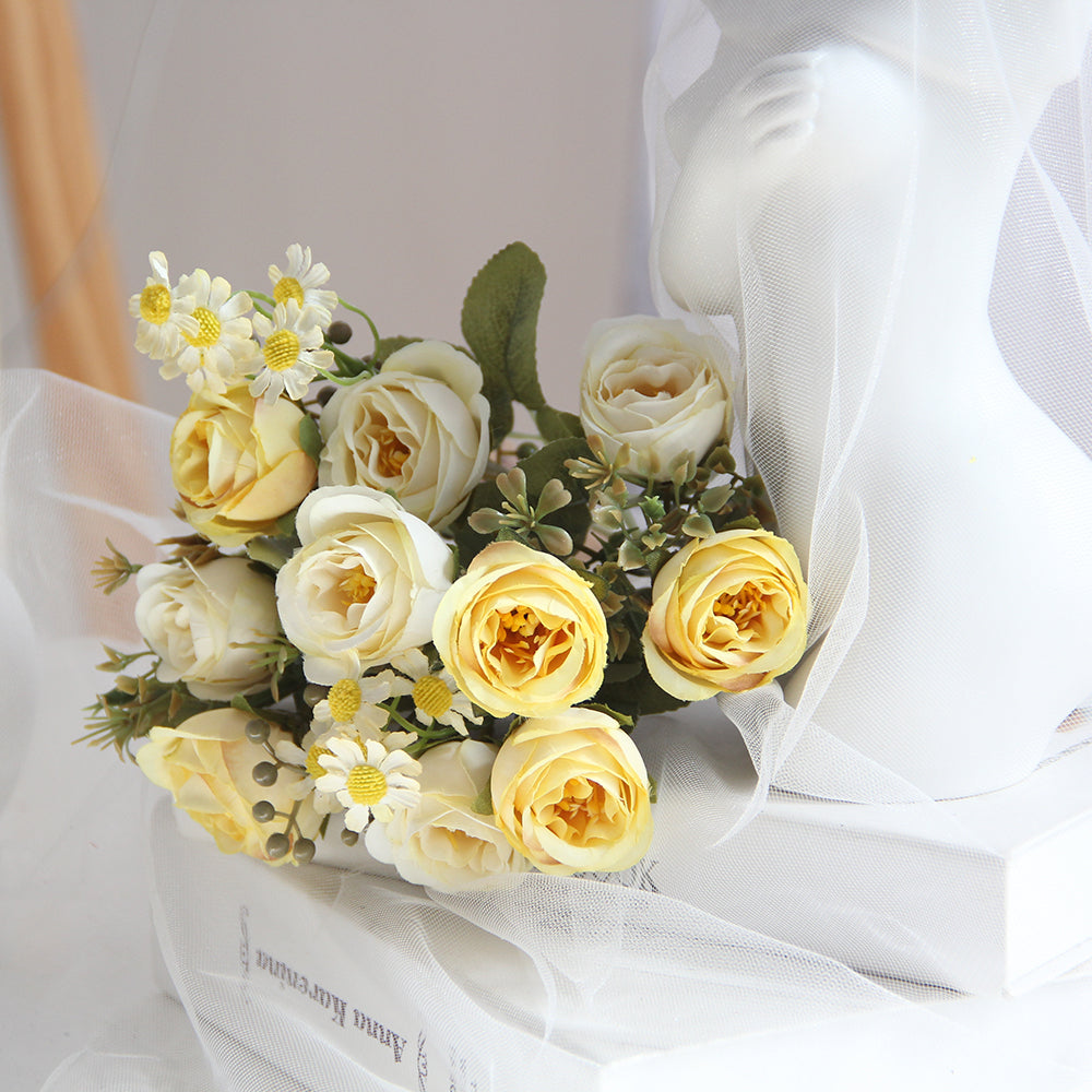 Fork Rose Peony Decorationgs Best Faux Silk Flowers Ranunculus Asiaticus Wholesale Silk Roses Factory Hot Sell