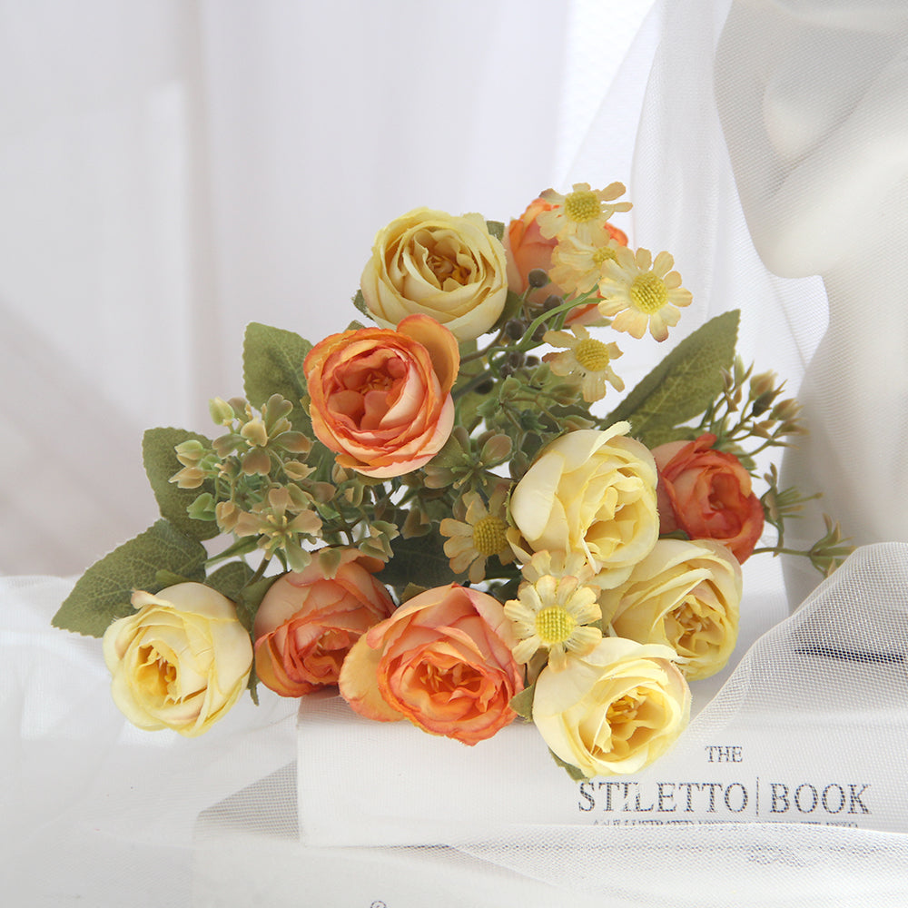 Fork Rose Peony Decorationgs Best Faux Silk Flowers Ranunculus Asiaticus Wholesale Silk Roses Factory Hot Sell