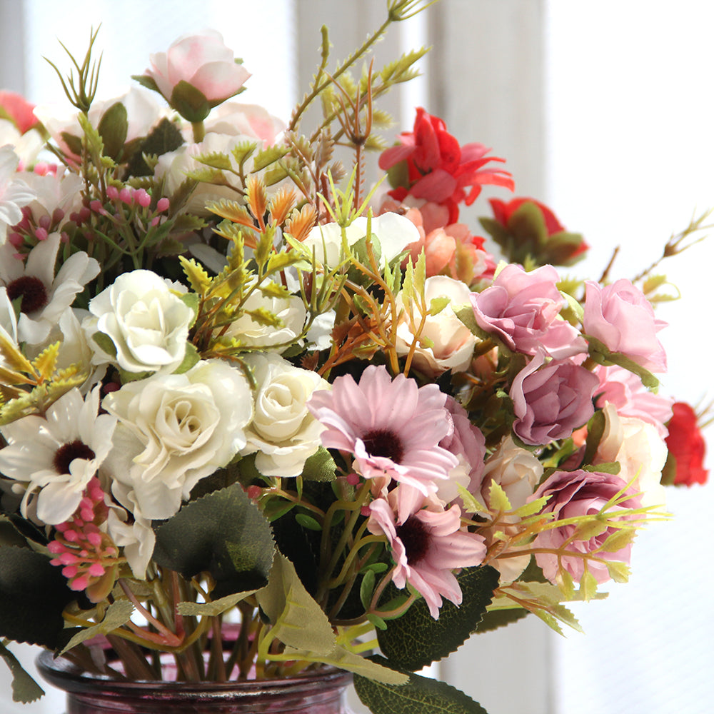 Bouquet Flowers Plastic Flowers for Sale Suitable Wedding Floral Centerpiece Decor