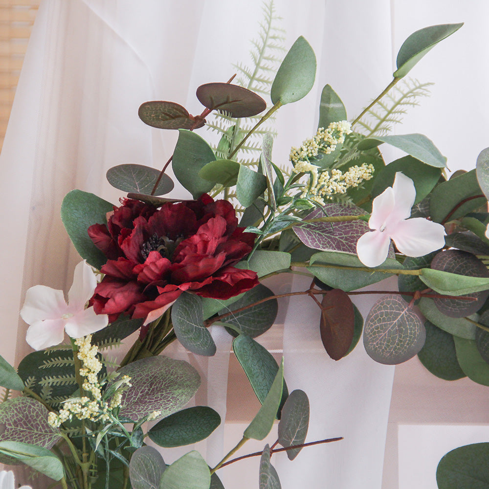 New Design Spring & Summer Wreath Artificial Flowers Home Decoration Silk Flower Wedding Party Everyday Decoration