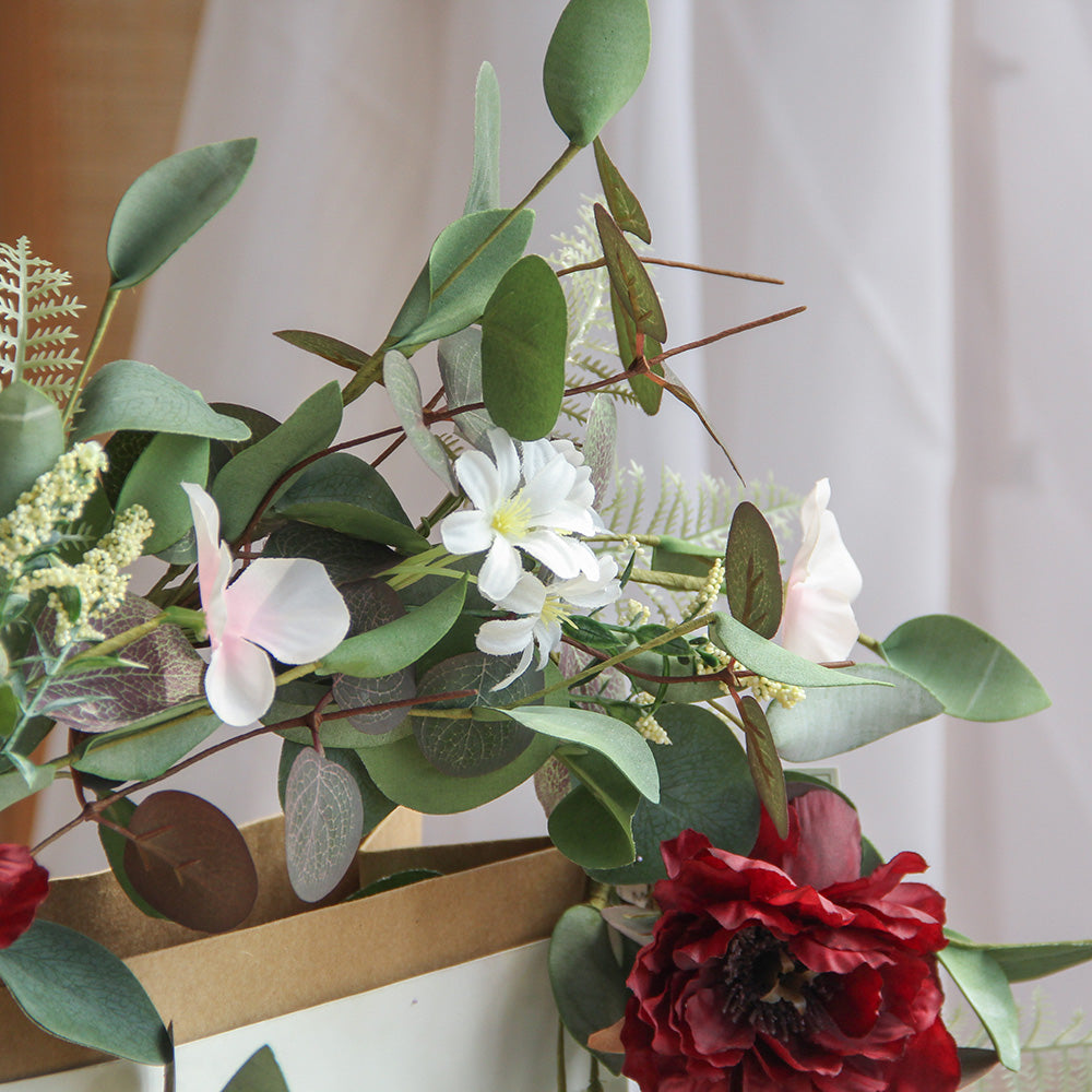 New Design Spring & Summer Wreath Artificial Flowers Home Decoration Silk Flower Wedding Party Everyday Decoration