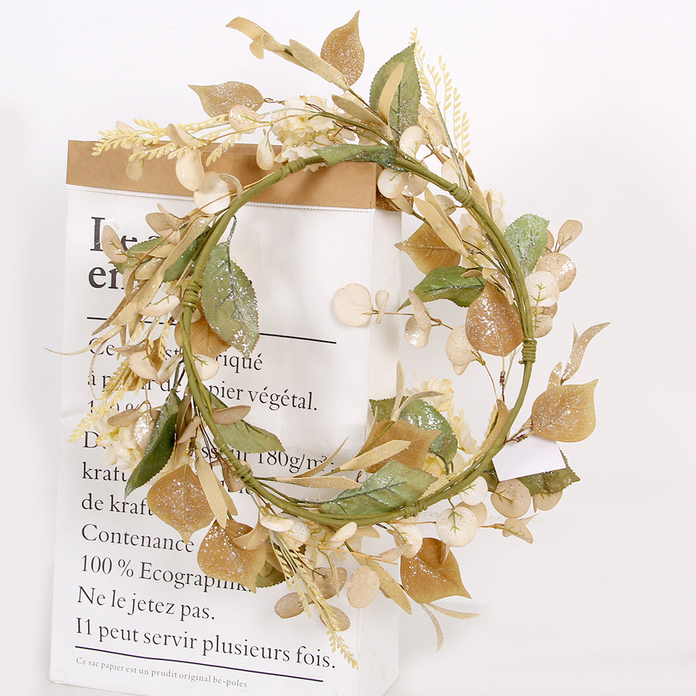 Halloween Home Decor Horror Party Ornament Front Door Decorative Wreath for Christmas Thanksgiving Door Decoration