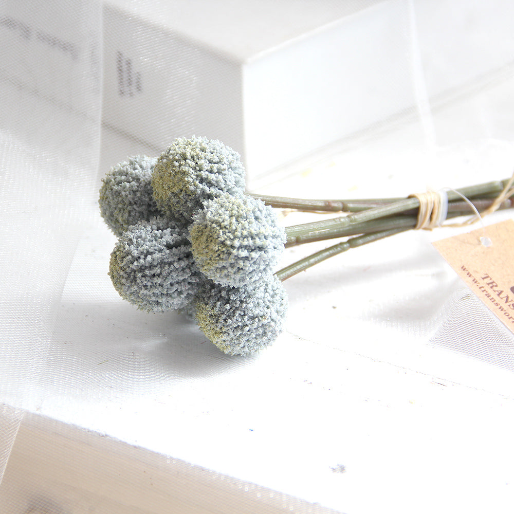 Artificial flowers 6 pcs stems ball flowers for Wedding Centerpieces Arrangements Party Home Table Garden Baby Shower