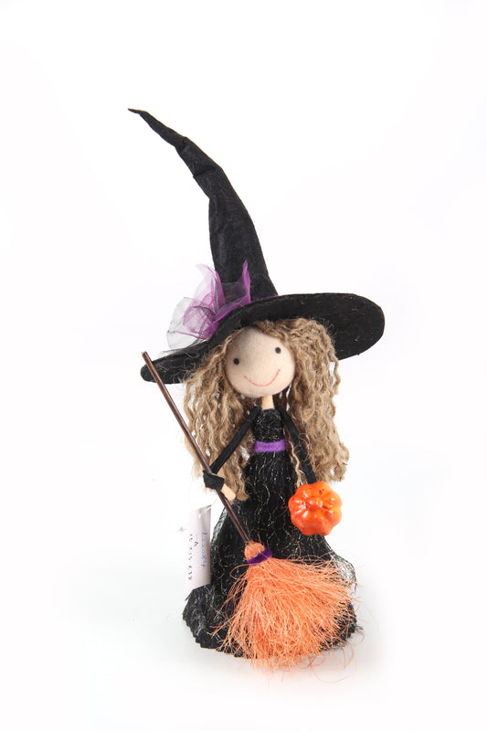 Amazon's New Halloween Decoration Witch Doll Treetop Star Tabletop Decoration Figurine Halloween Decoration