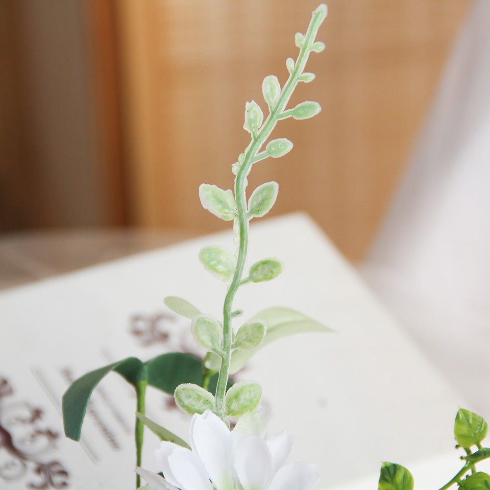 New Design Spring & Summer Pot Artificial Flowers Home Decoration Silk Flower Wedding Party Everyday Decoration