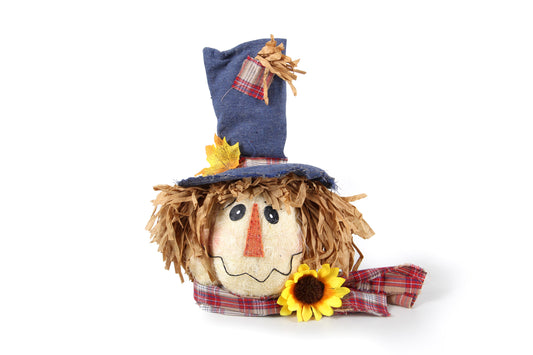 Home Decor Resin Holiday Figuine Tableshop Decor Scarecrow Pumpkin Figurines Doll