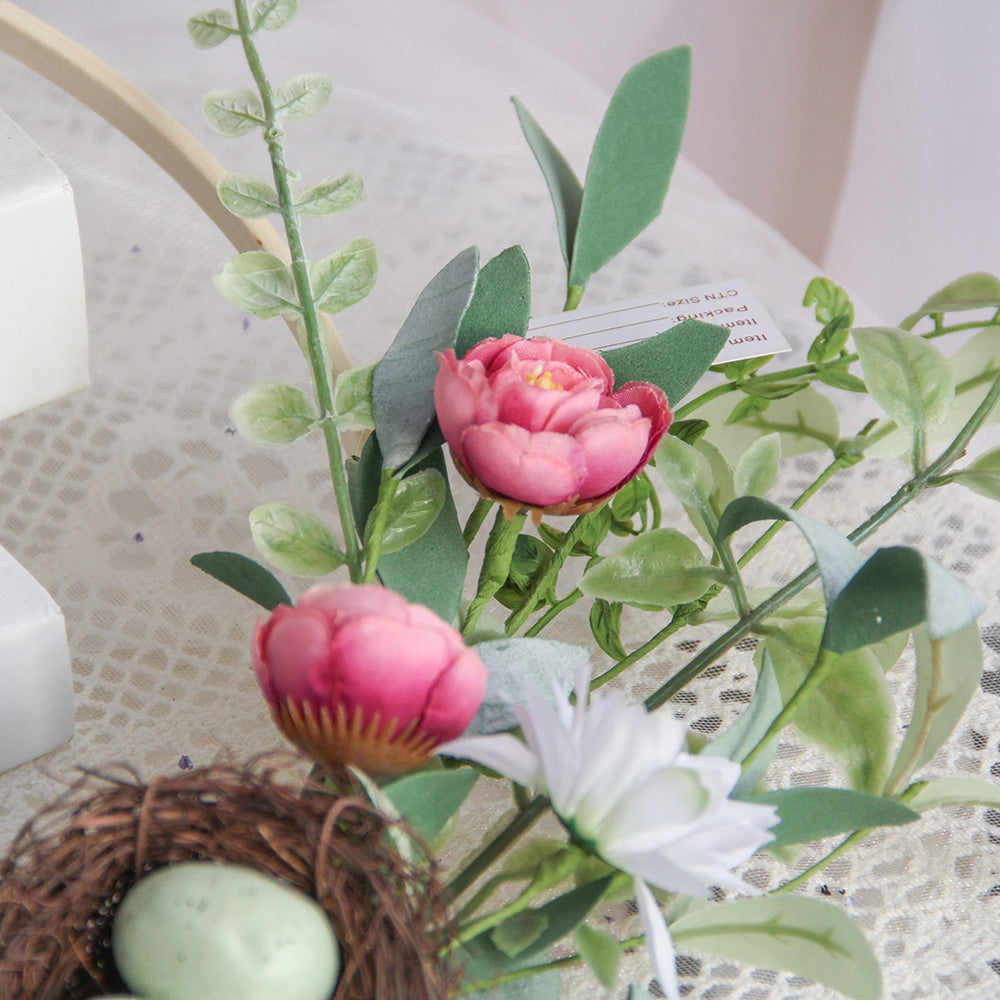 New Design Spring & Summer Wreath Artificial Flowers Home Decoration Silk Flower Wedding Party Everyday Decoration