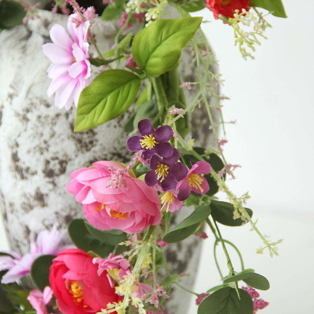 Decorative Flower Wreath Everyday Use Christmas Wreath and Garland Indoor Wall Decor