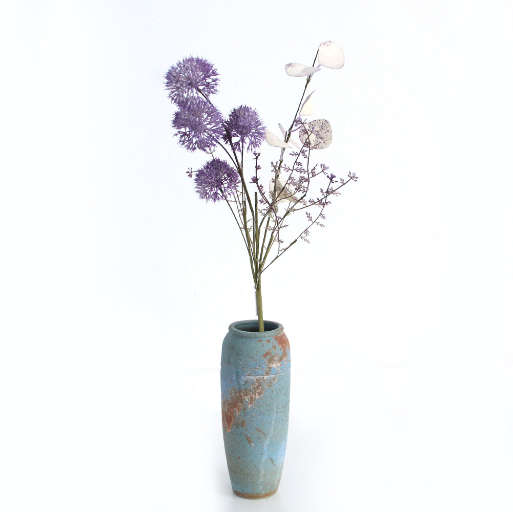 Wholesale Floral Arrangement Decoration Ball Artificial Flowers Faux Echinops Round Flowers Wedding Decor Globe-thistle Plants