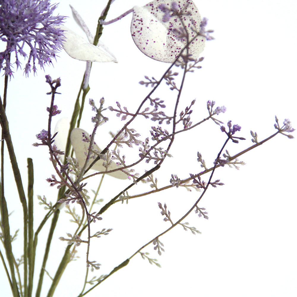 Wholesale Floral Arrangement Decoration Ball Artificial Flowers Faux Echinops Round Flowers Wedding Decor Globe-thistle Plants