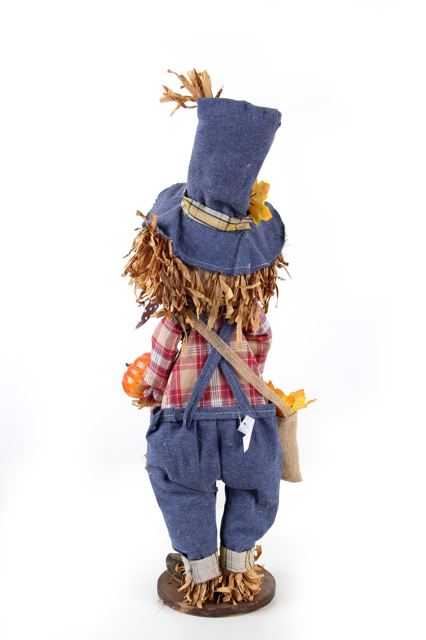 Harvest Handmade Handcraft Halloween Thanksgiving Standing Scarecrow Decor Toy Stuffed Plush Decoration